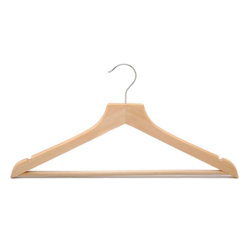 Customized luxury wooden clothes coat hangers